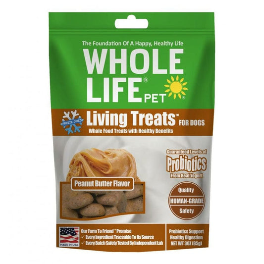 Whole Life Pet Living Treats Probiotic Peanut Butter Recipe for Dogs