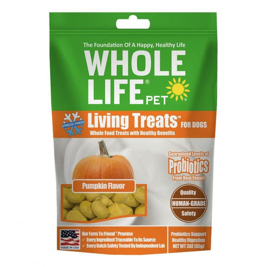 Whole Life Pet Living Treats-Probiotic Pumpkin Recipe for Dogs